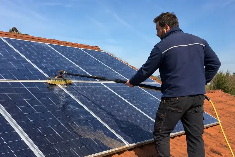 Nettoyage et entretien de panneaux solaires à Saint-Jean-de-Serres
